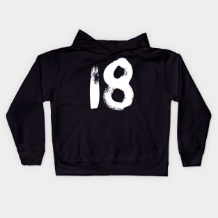 Number 18 Kids Hoodie